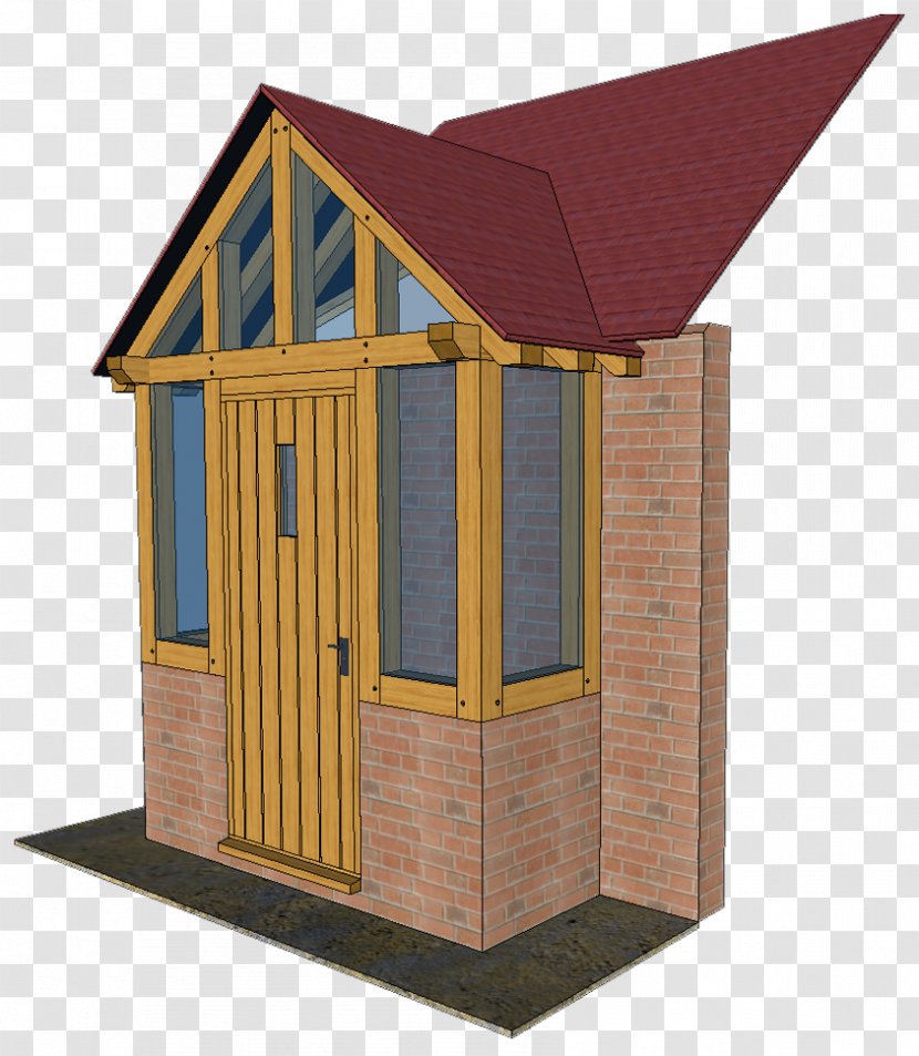 Shed Porch House Facade Roof - Lumber Transparent PNG