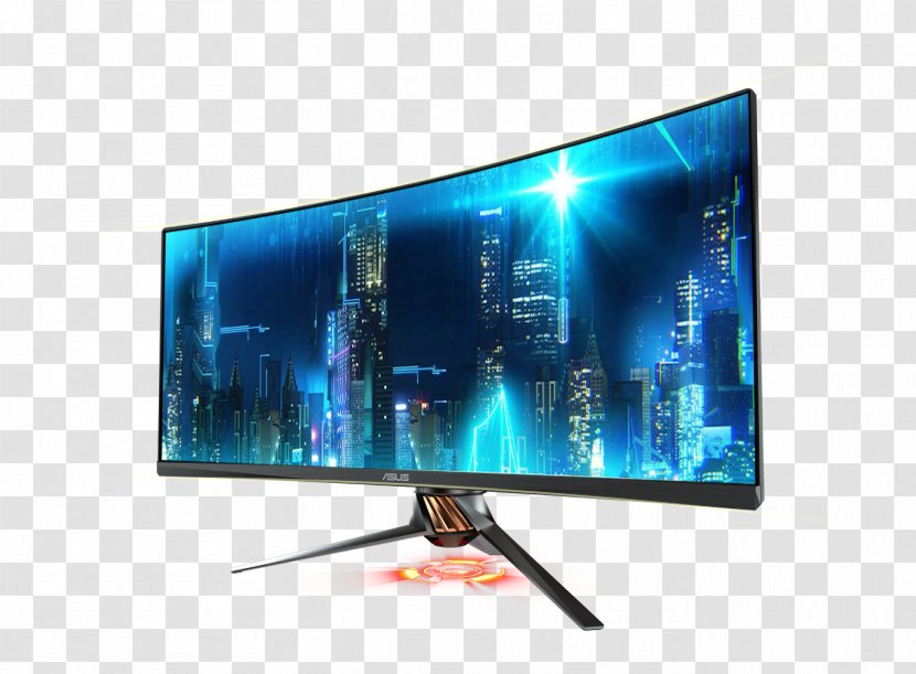 ASUS PG258Q 21:9 Aspect Ratio Computer Monitors Nvidia G-Sync IPS Panel - Flat Display Transparent PNG