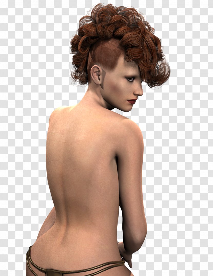 Hairstyle Fashion Designer Barbershop Hair Coloring - Tree - Female Model Transparent PNG