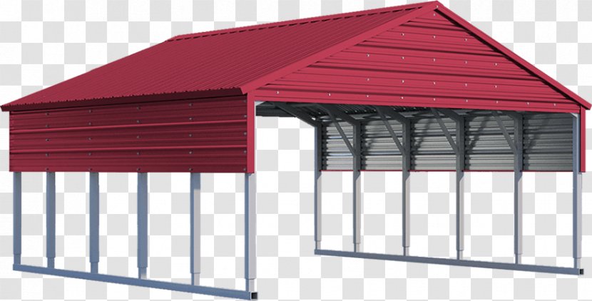 Roof Carport Steel Building Garage - Barn - Structure Transparent PNG