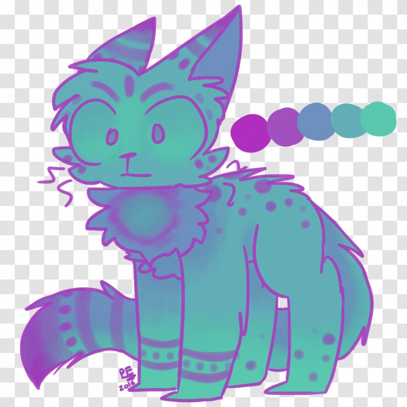 Whiskers Kitten Alphys Color Scheme Cat - Paw Transparent PNG