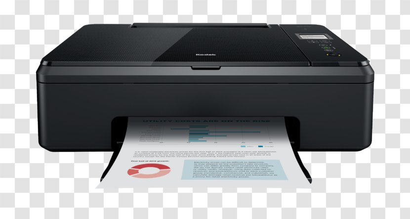 Inkjet Printing Hewlett-Packard Printer Kodak Ink Cartridge - Output Device Transparent PNG