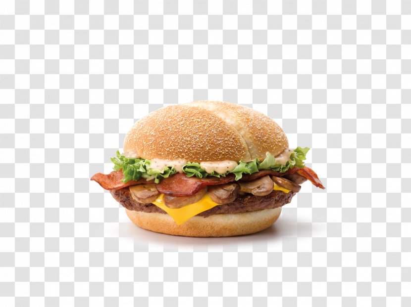Hamburger Cheeseburger Veggie Burger Breakfast Sandwich Dish - Fast Food Transparent PNG
