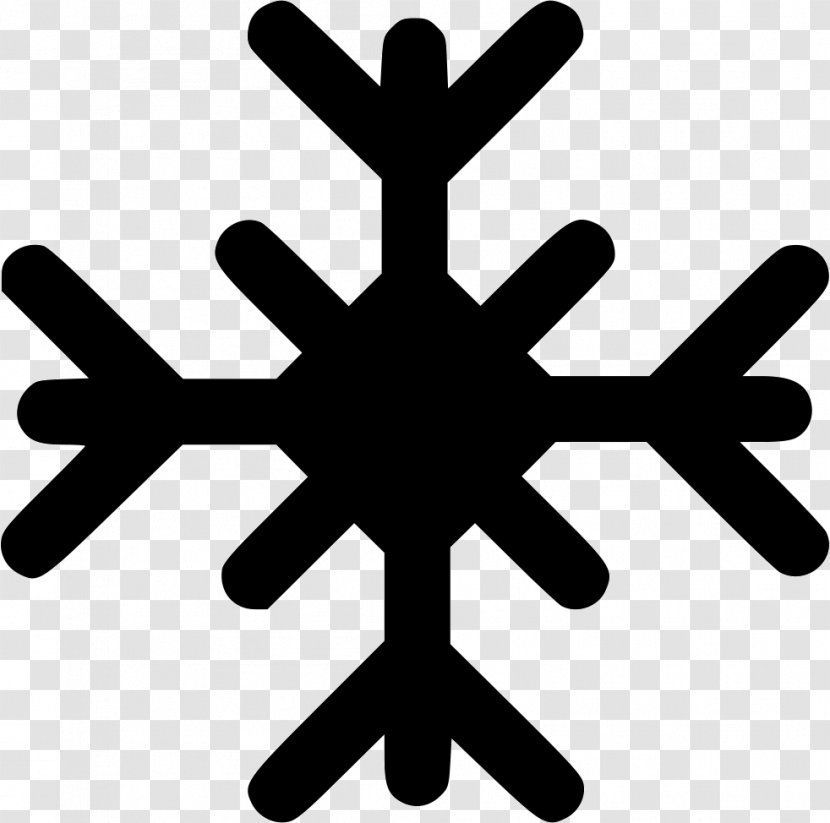 Image Clip Art Snowflake - Black And White Transparent PNG
