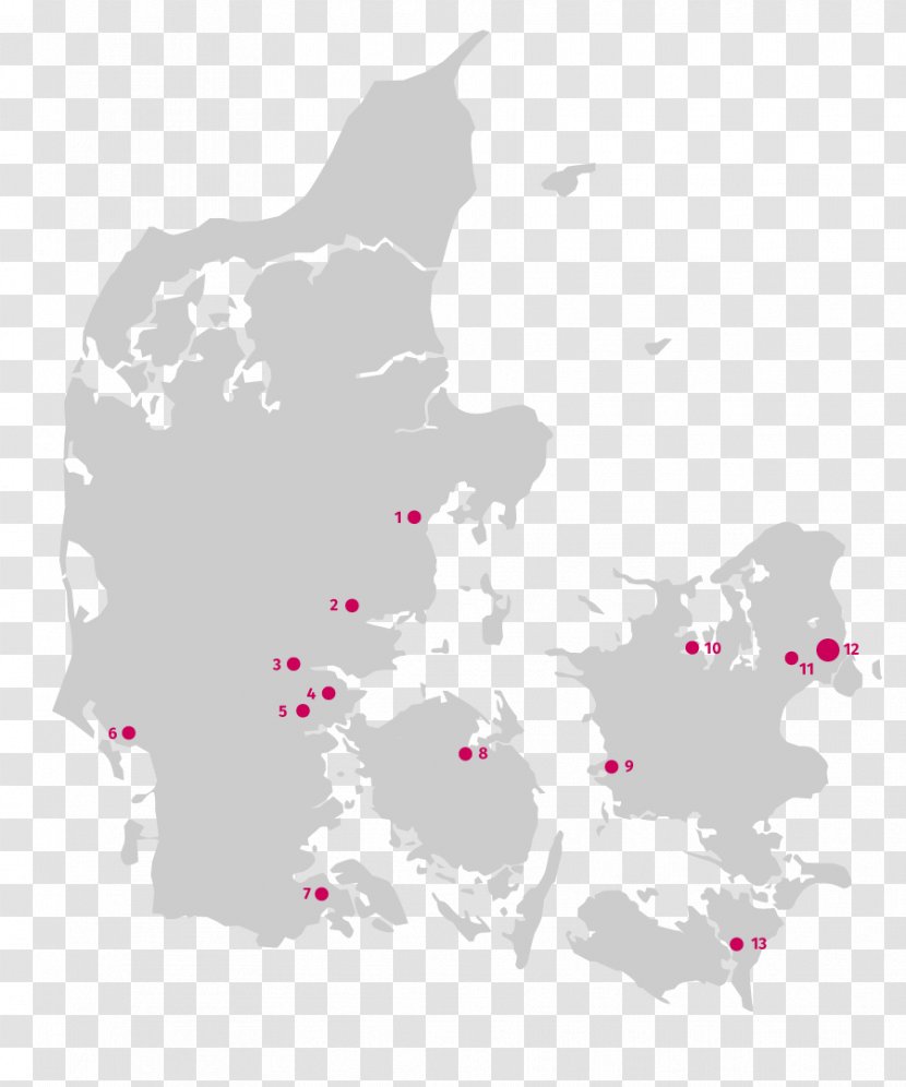 Map Clip Art Vector Graphics Illustration Image - Denmark Transparent PNG