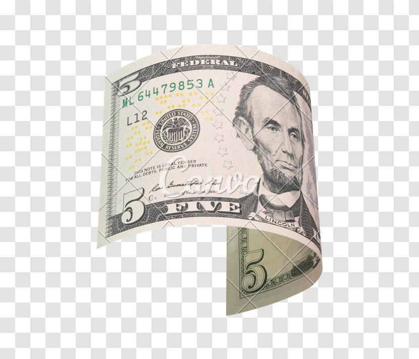 United States Five-dollar Bill Banknote Dollar One-dollar One Hundred-dollar - Fivedollar Transparent PNG