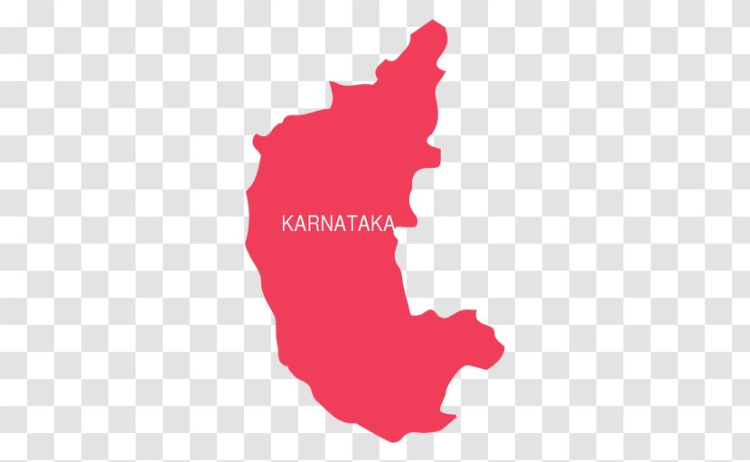 Karnataka Vector Map Blank - Stock Photography Transparent PNG