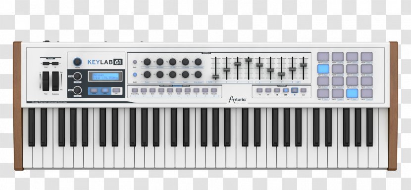 ARP 2600 Arturia Sound Synthesizers MIDI Controllers Keyboard - Silhouette - Piano Transparent PNG