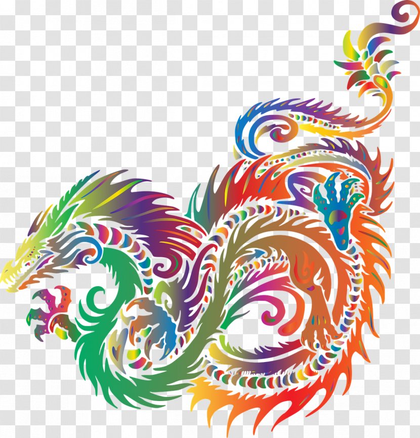 Vector Graphics Chinese Dragon Image - Illustrator Transparent PNG