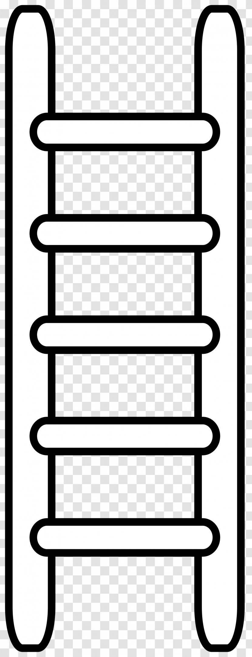 Clip Art - Color - Cartoon Ladder Transparent PNG