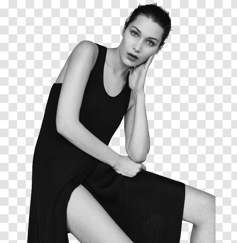 Bella Hadid Model Paris Fashion Week Balmain Transparent PNG