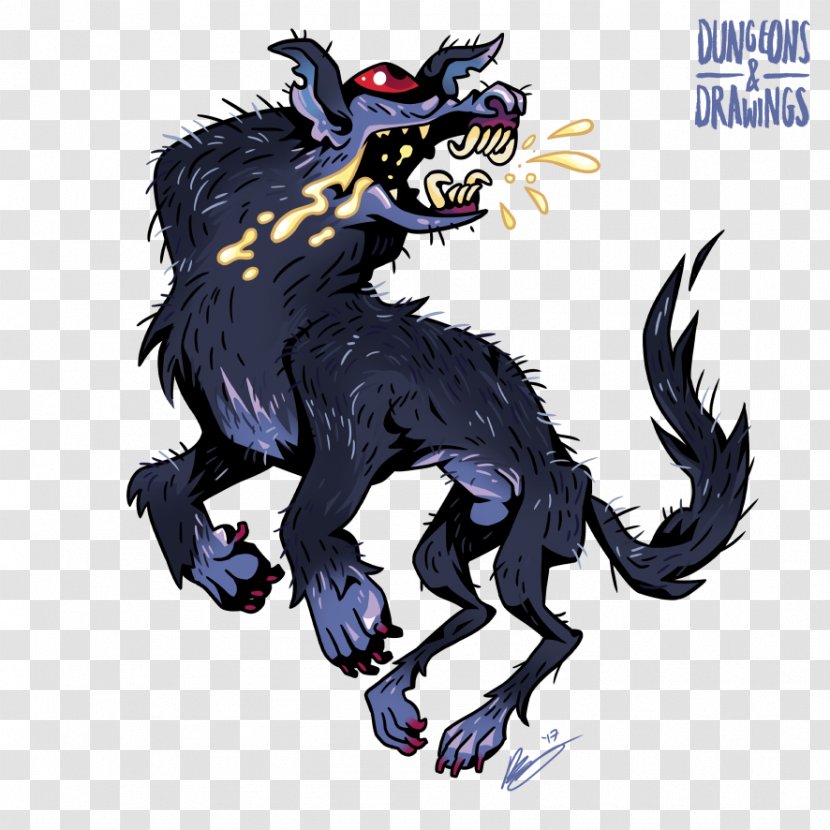 Dungeons & Dragons Werewolf Barghest Legendary Creature Hellhound Transparent PNG