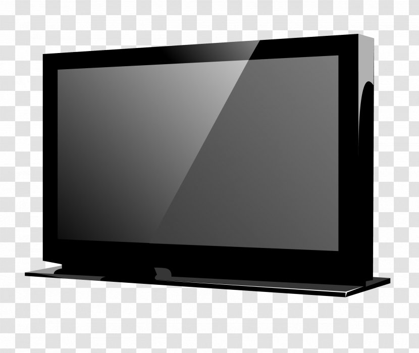 Television Set LCD Computer Monitor Liquid-crystal Display - Lcd Tv - Vector TV Transparent PNG