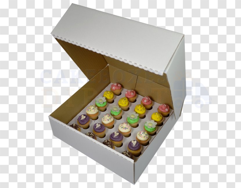 Cupcake Window Box Cardboard - Confectionery Transparent PNG