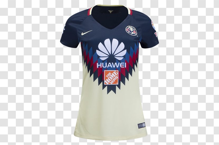 Club América T-shirt Jersey Football Kit - Sportswear - Women Soccer Transparent PNG