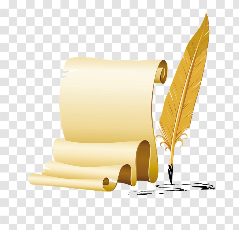 Paper Drawing Quill Clip Art - Royaltyfree Transparent PNG