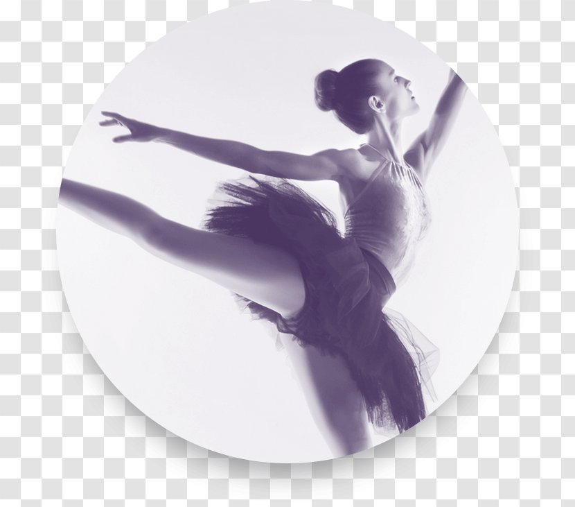 Ballet Dancer Black And White - Silhouette Transparent PNG