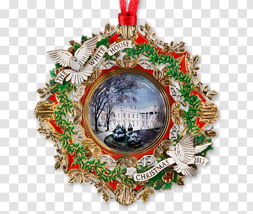 White House Historical Association Christmas Ornament - Decor - Ornaments Collection Transparent PNG