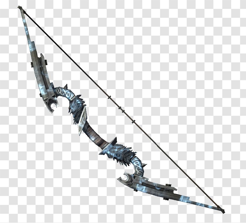 The Elder Scrolls V: Skyrim – Dragonborn Bow And Arrow Weapon Wiki Video Game - Dagger Transparent PNG