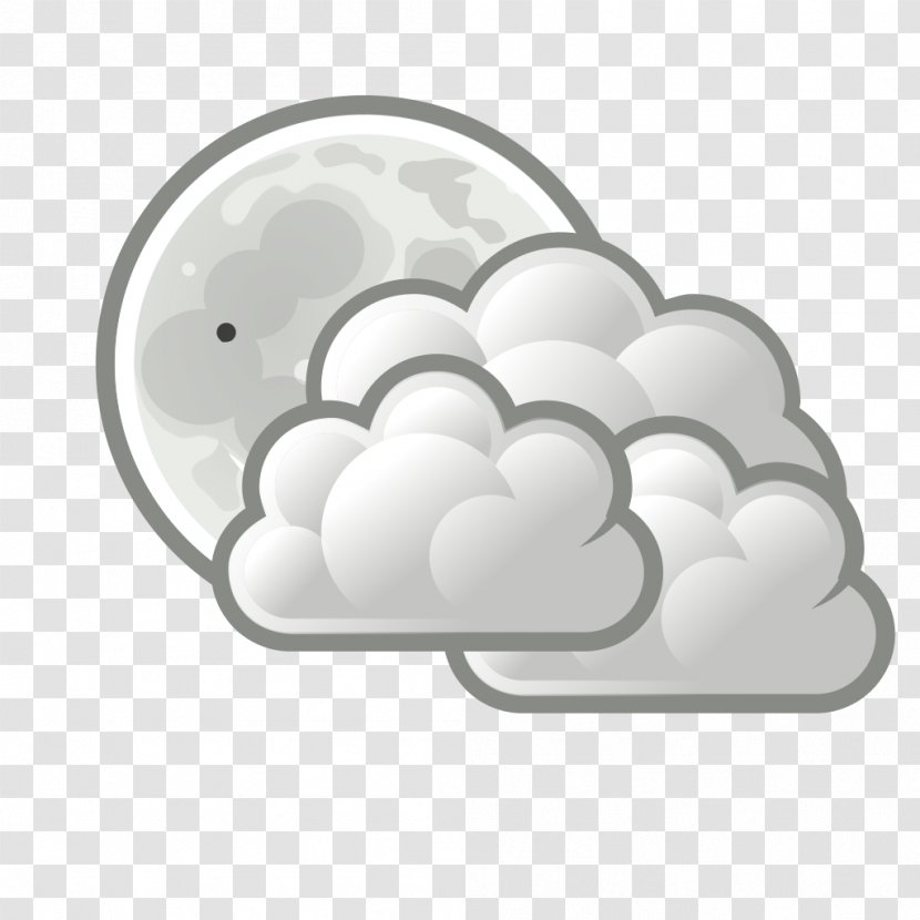 Weather Forecasting Overcast Clip Art - National Service - Cloud Night Transparent PNG