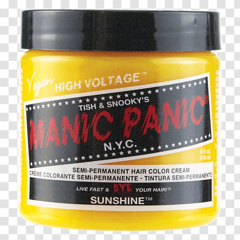 Hair Coloring Manic Panic P-Phenylenediamine - Red Transparent PNG