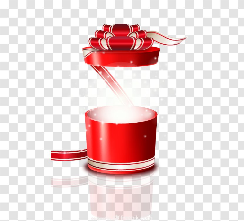 Gift Box - Open Red Transparent PNG