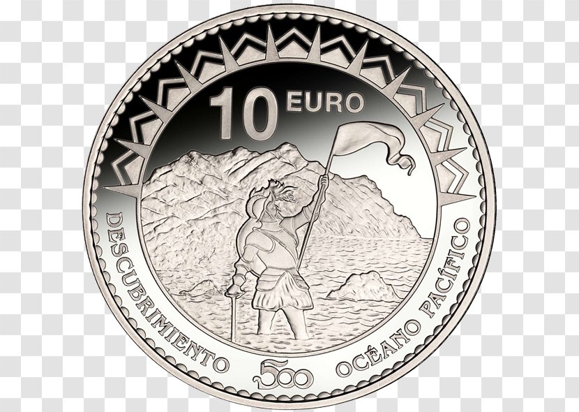 Coin Pacific Ocean Royal Mint Isthmus Of Panama Spain - Panamanian Balboa Transparent PNG