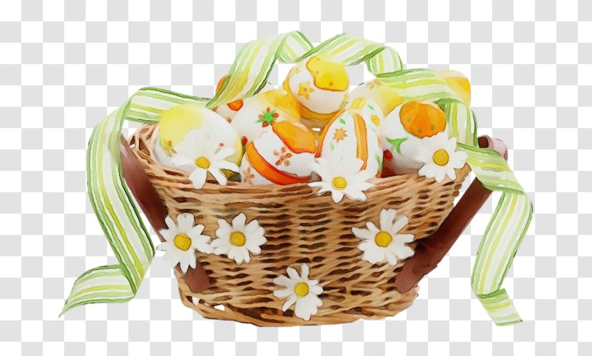 Food Basket Baking Cup Gift Wicker - Mishloach Manot Easter Transparent PNG