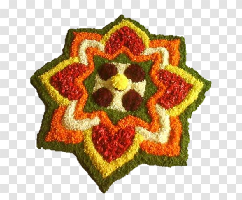 Onam Rangoli Holi Festival Kolam - Harvest - Every Is Twice As Dear Transparent PNG