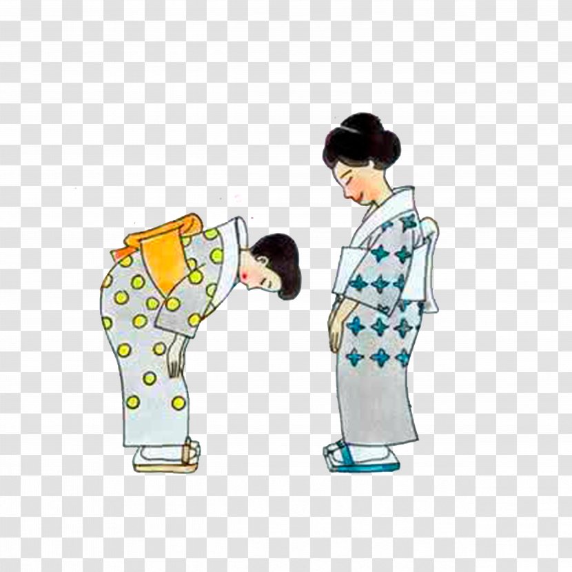 Japan Bowing Download Computer File - Gratis - Japanese Woman Bowed Transparent PNG