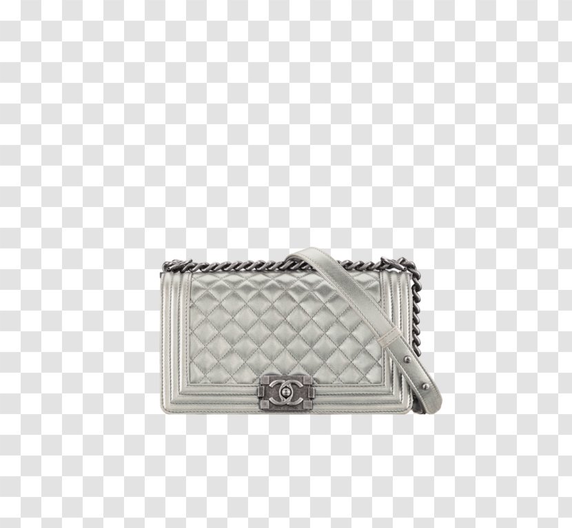 Handbag Chanel Silver Fashion Transparent PNG