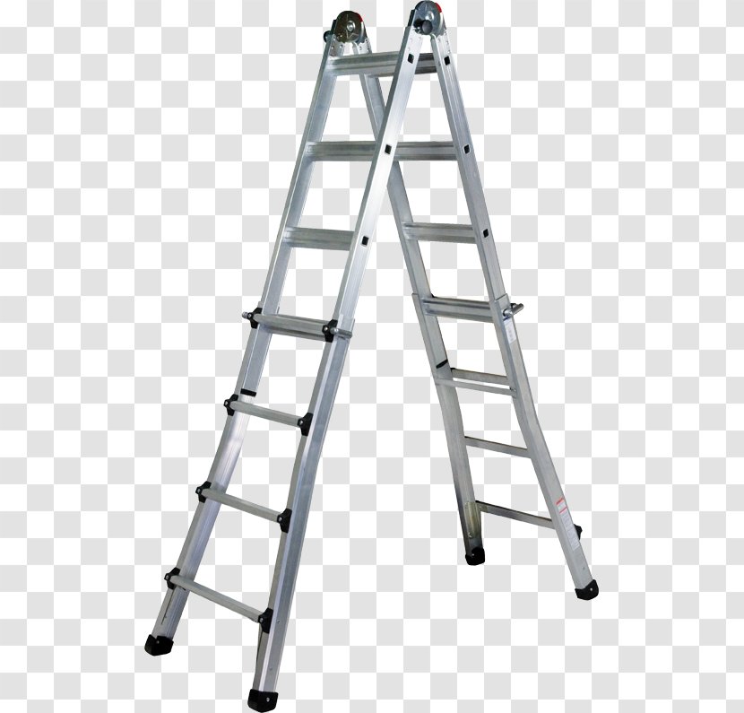 Stairs Aluminium Ladder Stair Riser Scaffolding - Manufacturing - Ladders Transparent PNG