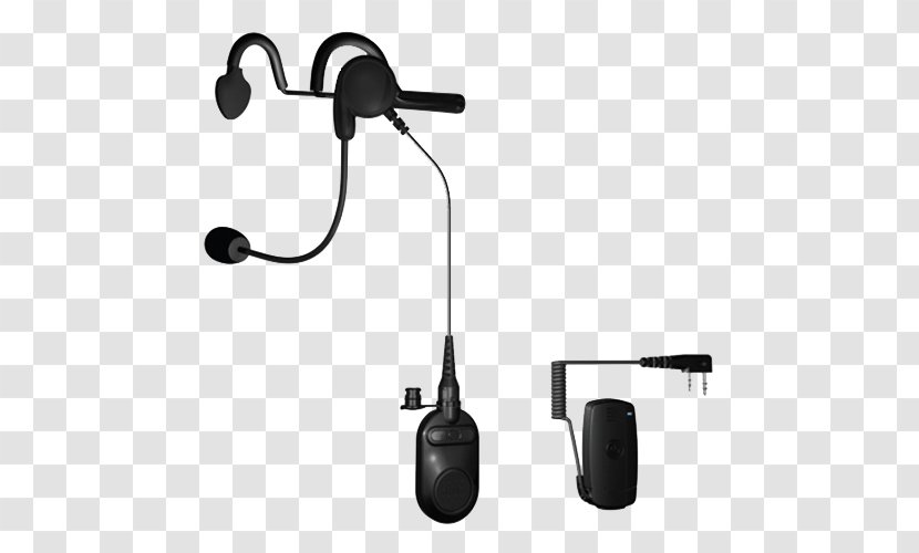 Headset Microphone Walkie-talkie Radio Wireless - Fm Broadcasting Transparent PNG