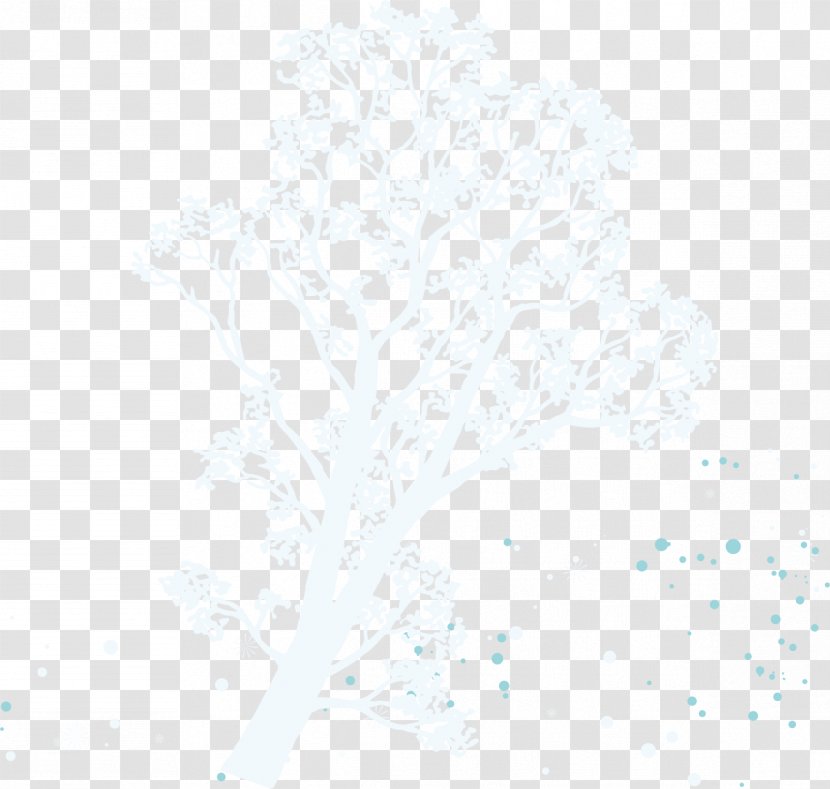 Tile Floor Angle Pattern - White - Trees Snowflake Background Transparent PNG