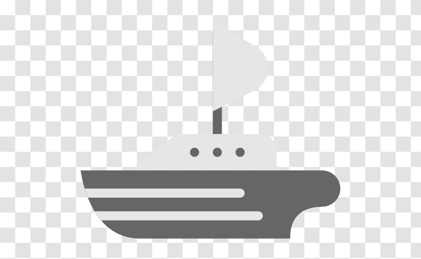 Ship Boat Maritime Transport Watercraft - Black And White Transparent PNG