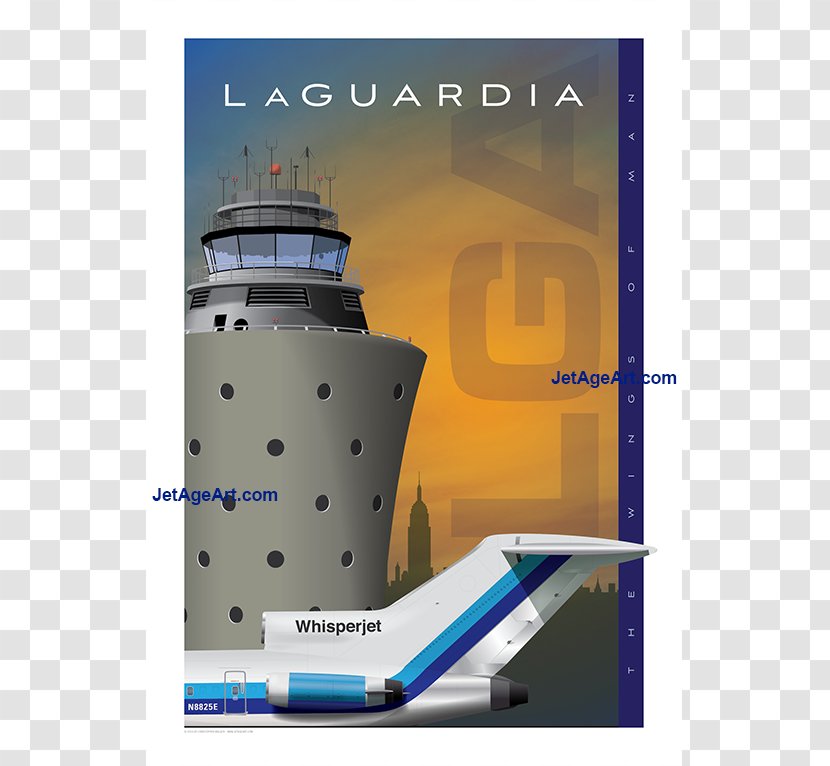 LaGuardia Airport Model American Airlines Aviation - Art - Airliner Transparent PNG