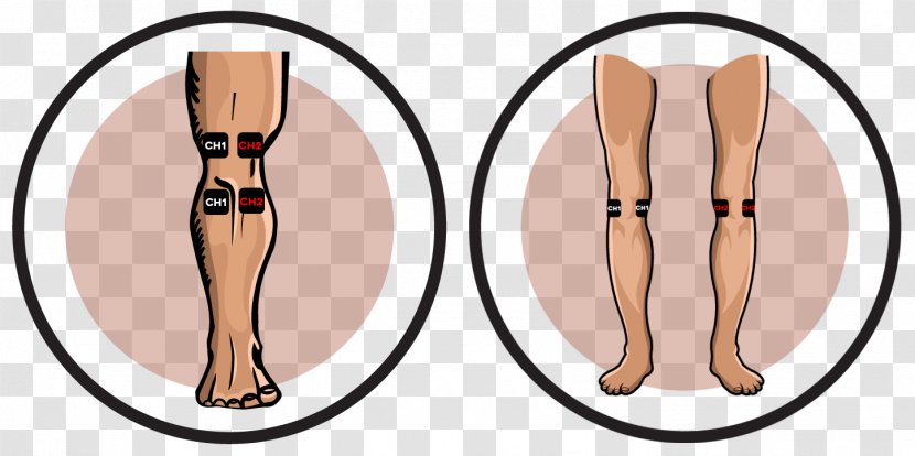 Transcutaneous Electrical Nerve Stimulation Knee Pain Electrode Muscle - Cartoon - Irregular Counter Placement Transparent PNG