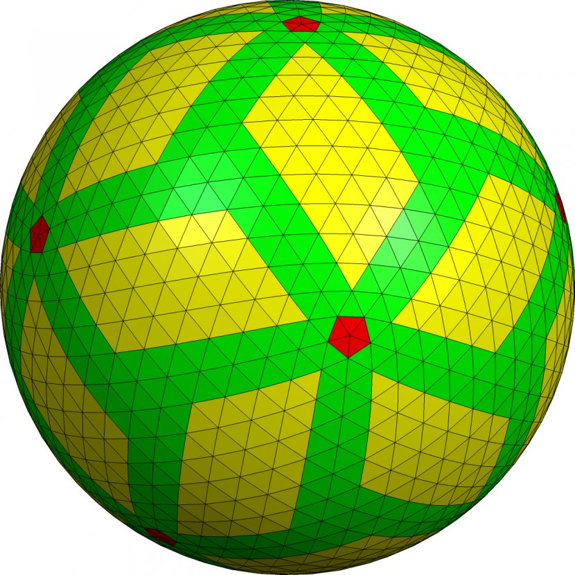 Conway Polyhedron Notation Sphere Geodesic Euler Characteristic - Green Transparent PNG
