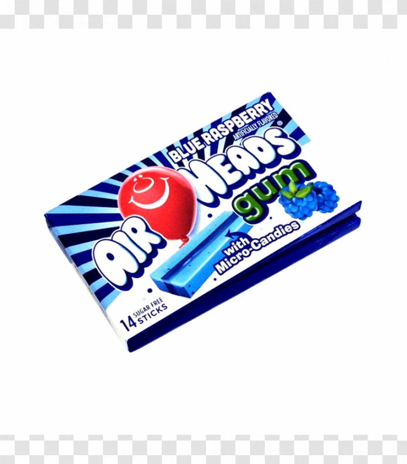 Chewing Gum Taffy AirHeads Candy Blue Raspberry Flavor - Abbazaba Transparent PNG