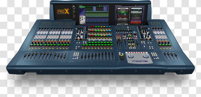 Midas PRO X-CC-TP Audio Mixers Digital Mixing Console Consoles - Front Stereo Display Transparent PNG