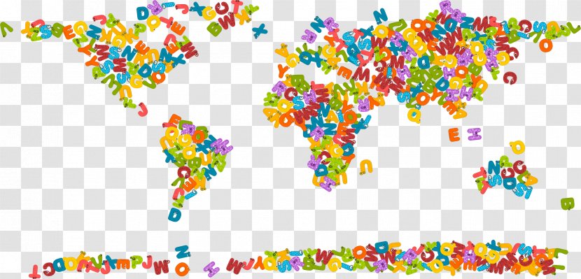 World Map Globe Service - Human Migration - Letter Transparent PNG