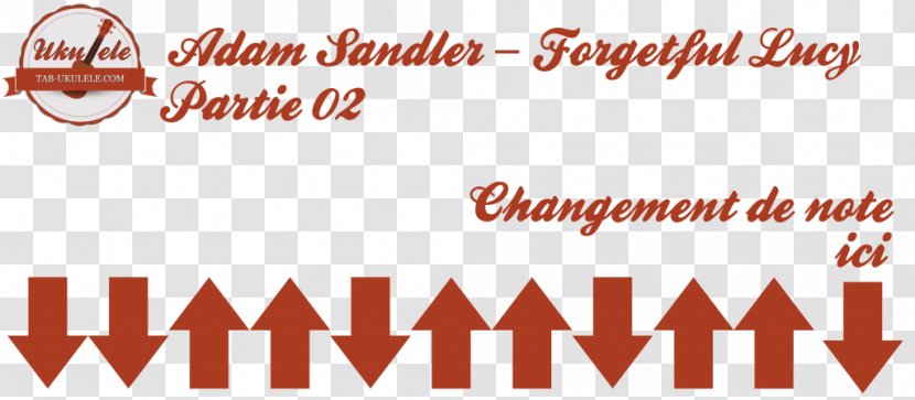 Forgetful Lucy Logo Song Ukulele Brand - Adam Sandler Transparent PNG