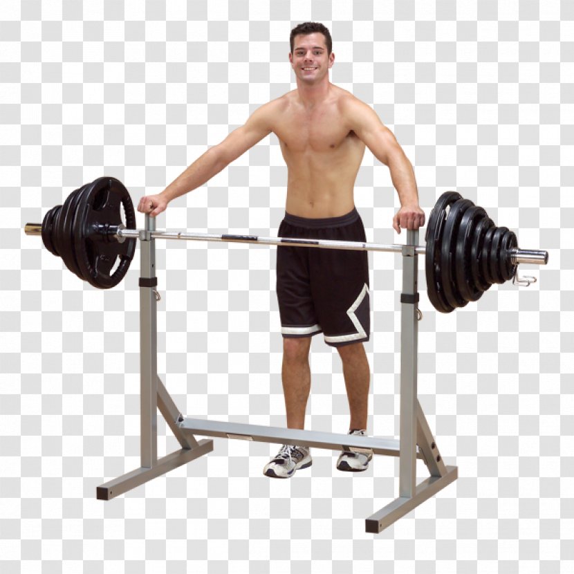 Power Rack Weight Training Squat Bench Press Exercise Equipment - Heart - Barbell Transparent PNG