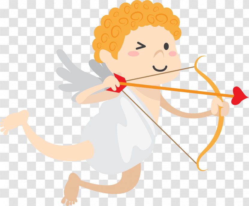 Haicang District Cupid Arrow Angel Illustration - Cartoon Transparent PNG