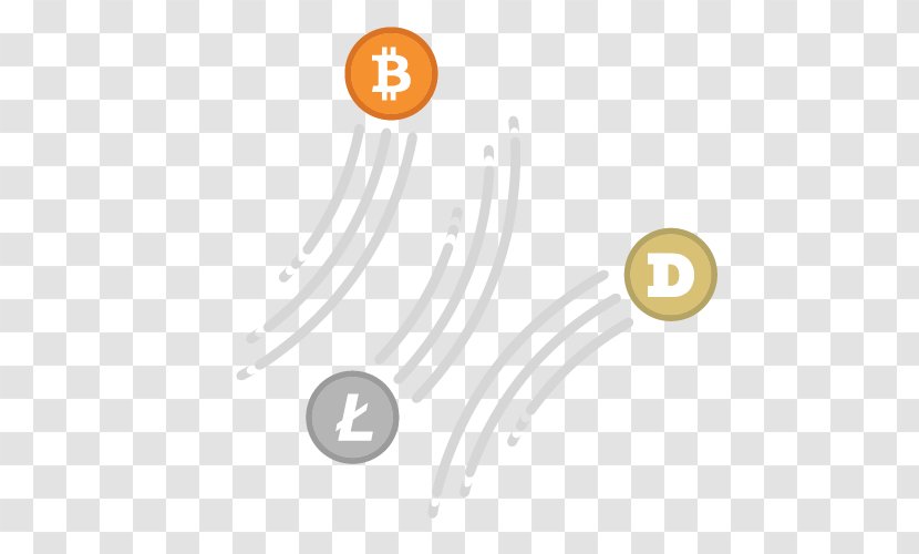 Bitcoin Dogecoin Cryptocurrency Wallet Online - Colored Coins Transparent PNG