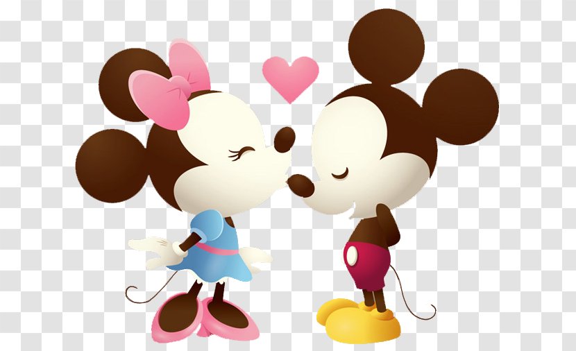 Falling In Love Romance Friendship - Cartoon - Mickey Minnie Transparent PNG