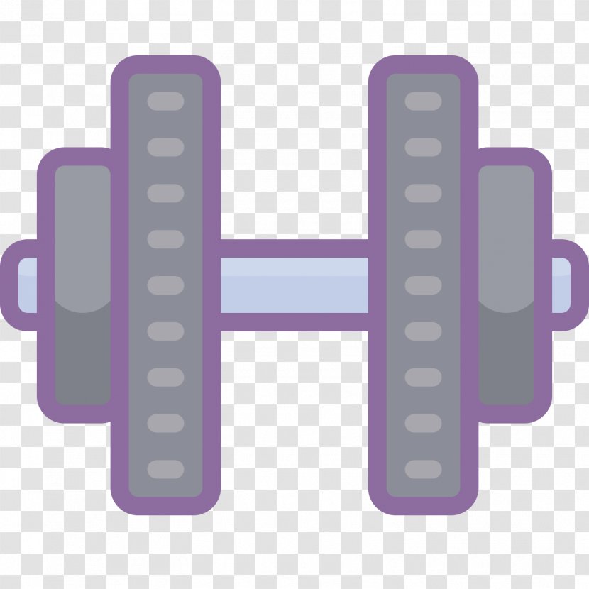 Weight Training - Lilac - Halteres Icon Transparent PNG