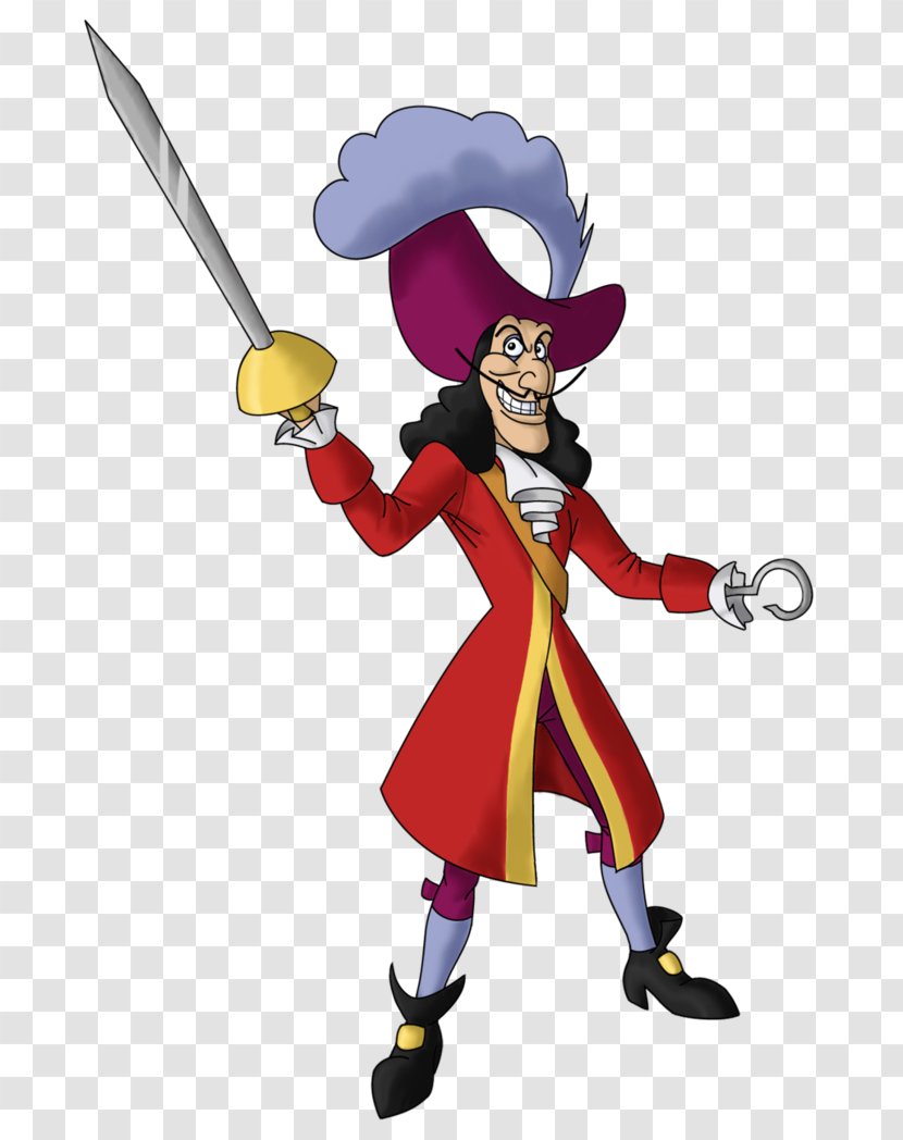 Captain Hook Peter Pan The Walt Disney Company Villain Cattivi - Jake And Never Land Pirates Transparent PNG