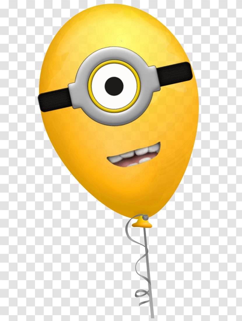 Balloon Minions Image Birthday - Smile Transparent PNG