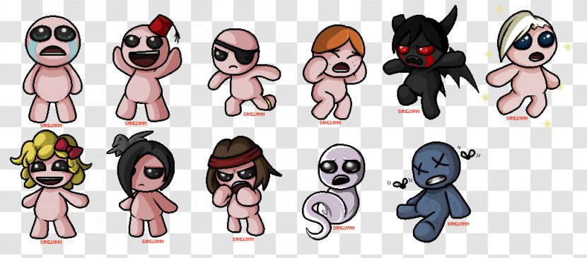 The Binding Of Isaac: Afterbirth Plus Video Game Character Drawing - Head Transparent PNG